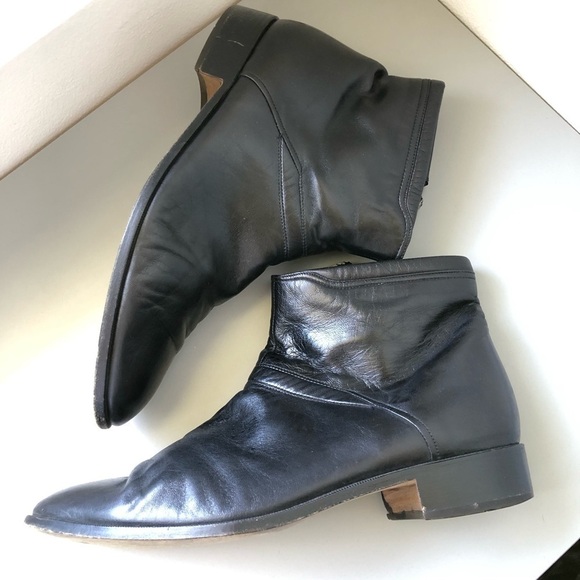 Bally Black Boots Men 11.5 main image 7